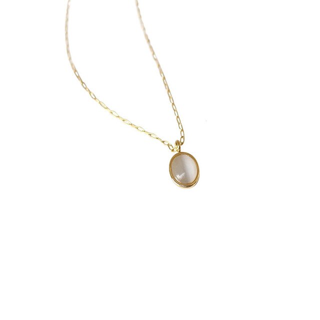 Titanium steel necklace female niche clavicle chain