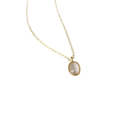 Titanium steel necklace female niche clavicle chain