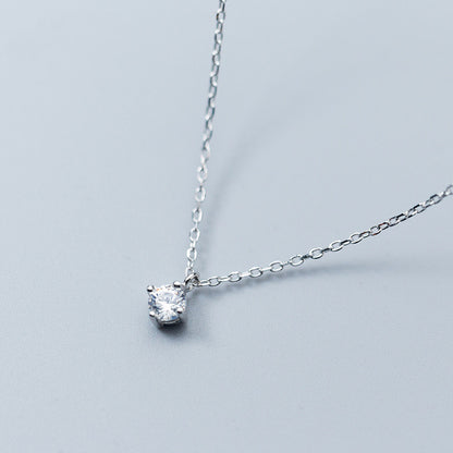 Necklace with Silver Necklace