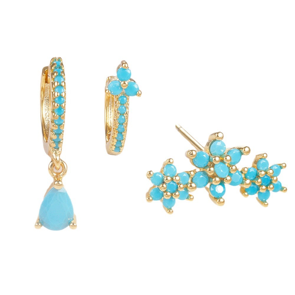 French Style Ear Clip Earings Set For Women