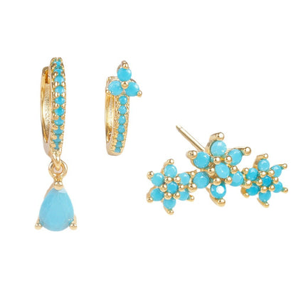 French Style Ear Clip Earings Set For Women